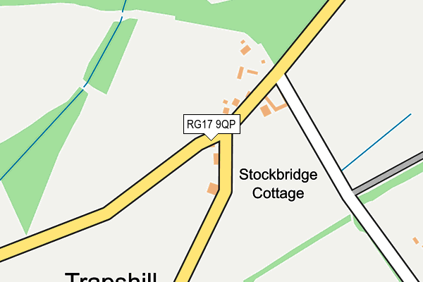 RG17 9QP map - OS OpenMap – Local (Ordnance Survey)