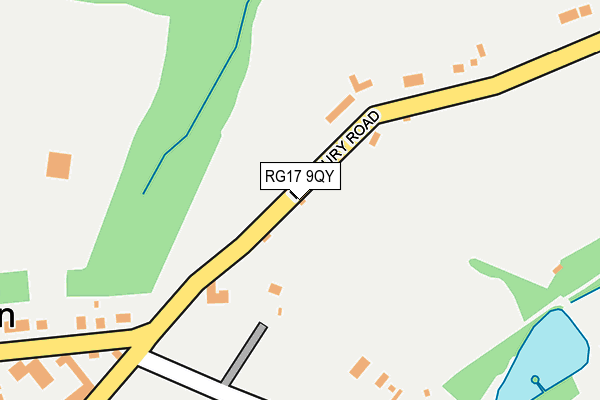 RG17 9QY map - OS OpenMap – Local (Ordnance Survey)