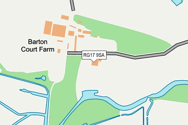 RG17 9SA map - OS OpenMap – Local (Ordnance Survey)