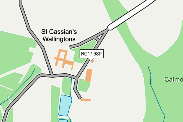 RG17 9SP map - OS OpenMap – Local (Ordnance Survey)