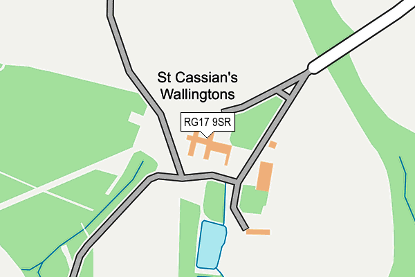 RG17 9SR map - OS OpenMap – Local (Ordnance Survey)