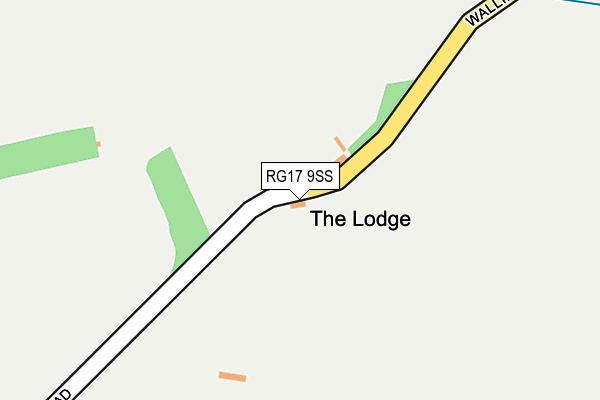 RG17 9SS map - OS OpenMap – Local (Ordnance Survey)