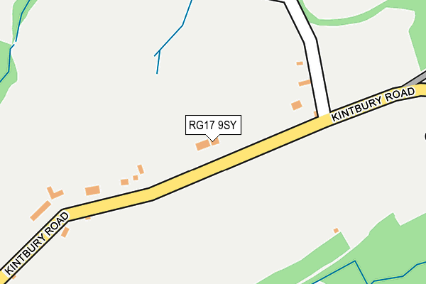 RG17 9SY map - OS OpenMap – Local (Ordnance Survey)