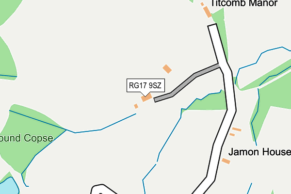 RG17 9SZ map - OS OpenMap – Local (Ordnance Survey)