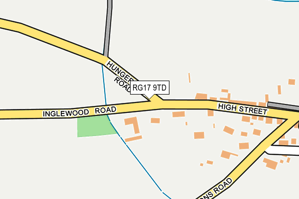RG17 9TD map - OS OpenMap – Local (Ordnance Survey)