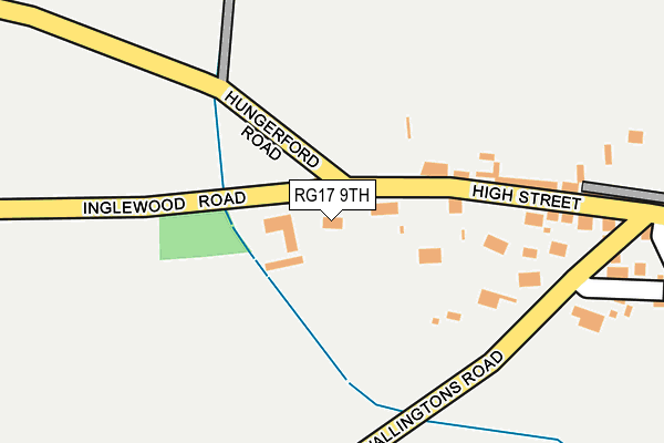 RG17 9TH map - OS OpenMap – Local (Ordnance Survey)