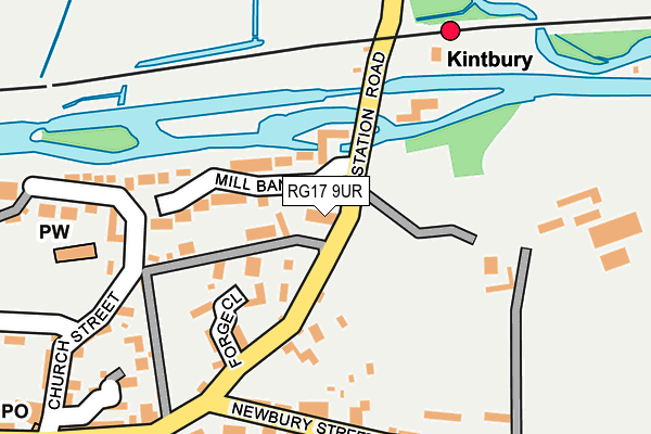 RG17 9UR map - OS OpenMap – Local (Ordnance Survey)