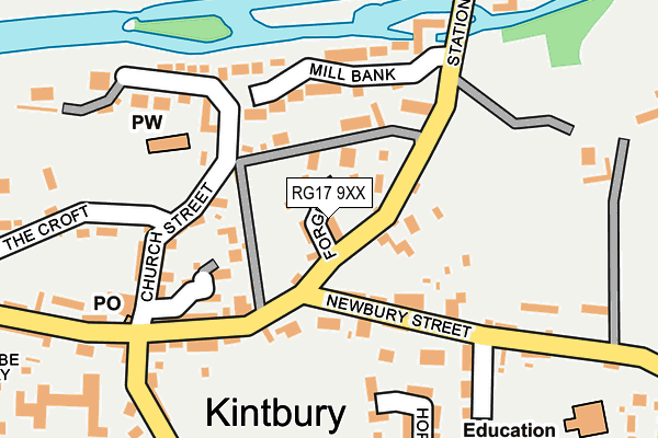 Map of FORGE CLOSE LIMITED at local scale