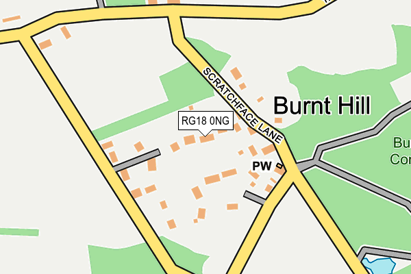 RG18 0NG map - OS OpenMap – Local (Ordnance Survey)