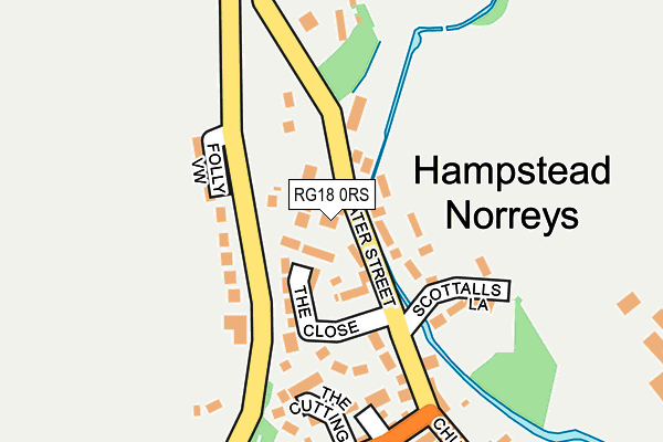 RG18 0RS map - OS OpenMap – Local (Ordnance Survey)