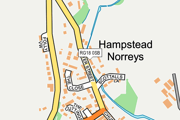 RG18 0SB map - OS OpenMap – Local (Ordnance Survey)