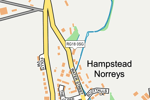 RG18 0SG map - OS OpenMap – Local (Ordnance Survey)