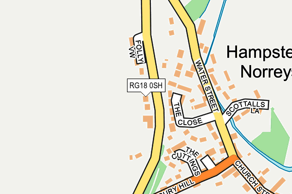 RG18 0SH map - OS OpenMap – Local (Ordnance Survey)