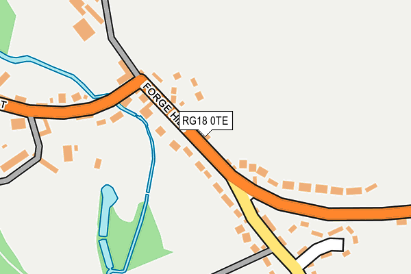 RG18 0TE map - OS OpenMap – Local (Ordnance Survey)