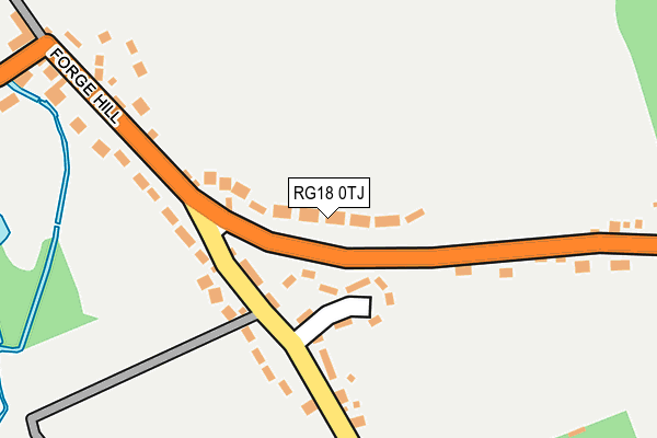 RG18 0TJ map - OS OpenMap – Local (Ordnance Survey)