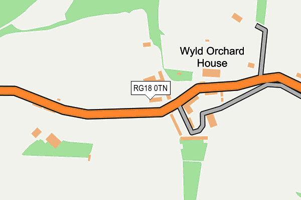 RG18 0TN map - OS OpenMap – Local (Ordnance Survey)