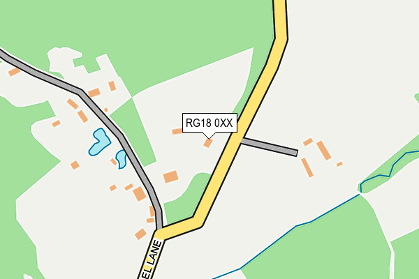 RG18 0XX map - OS OpenMap – Local (Ordnance Survey)