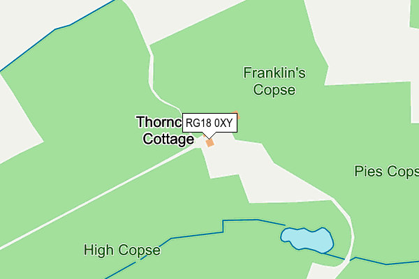 RG18 0XY map - OS OpenMap – Local (Ordnance Survey)