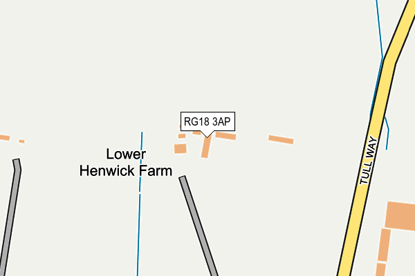 RG18 3AP map - OS OpenMap – Local (Ordnance Survey)