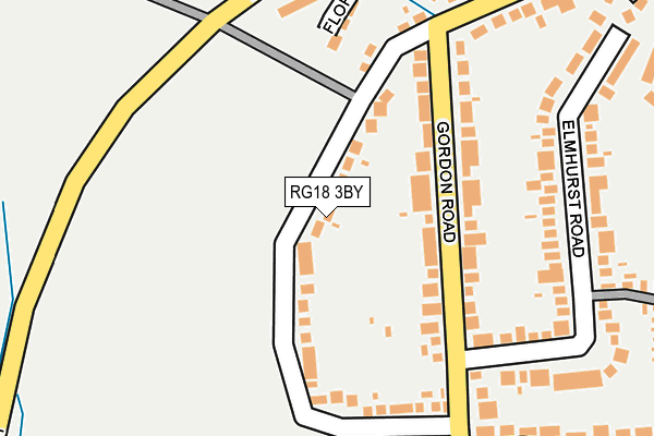 RG18 3BY map - OS OpenMap – Local (Ordnance Survey)