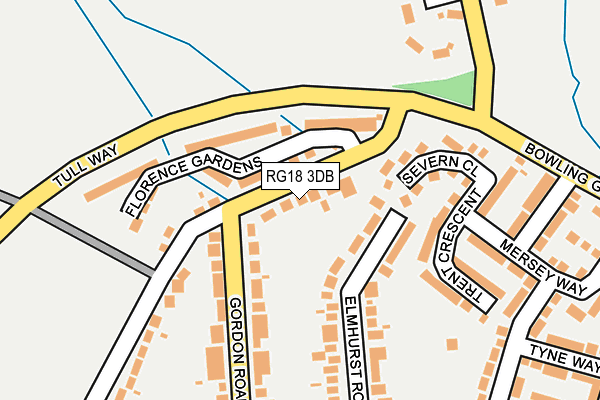 RG18 3DB map - OS OpenMap – Local (Ordnance Survey)