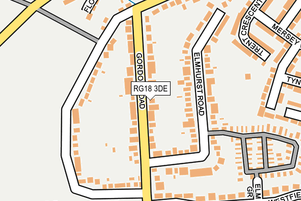 RG18 3DE map - OS OpenMap – Local (Ordnance Survey)