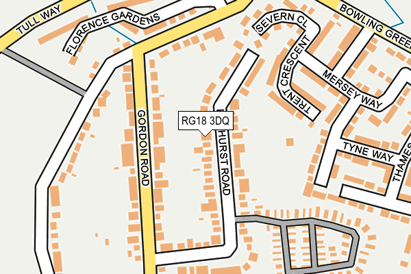 RG18 3DQ map - OS OpenMap – Local (Ordnance Survey)