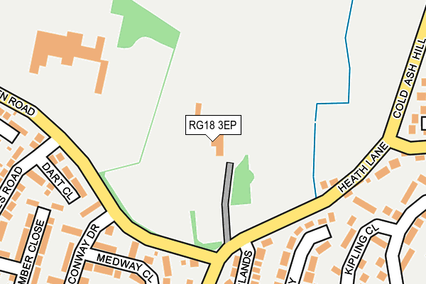 RG18 3EP map - OS OpenMap – Local (Ordnance Survey)