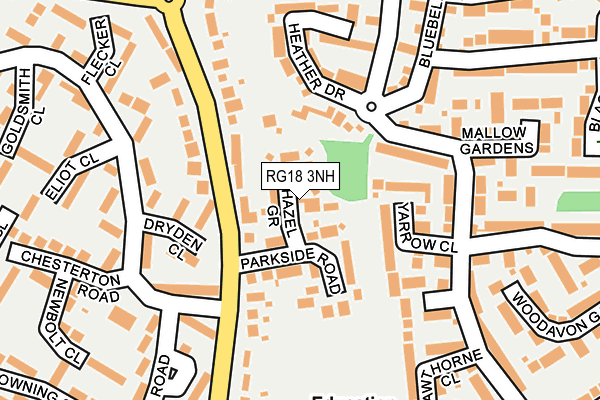 RG18 3NH map - OS OpenMap – Local (Ordnance Survey)