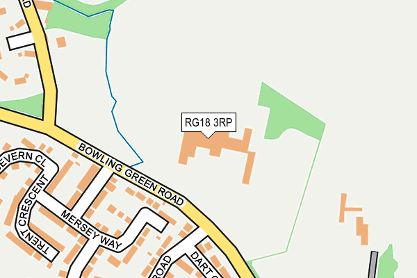 RG18 3RP map - OS OpenMap – Local (Ordnance Survey)