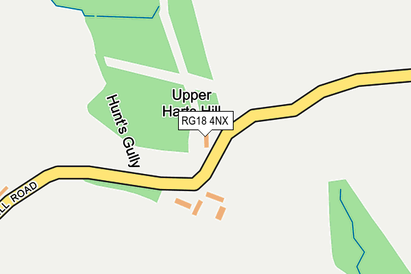 RG18 4NX map - OS OpenMap – Local (Ordnance Survey)