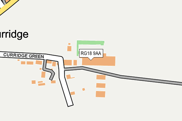 RG18 9AA map - OS OpenMap – Local (Ordnance Survey)