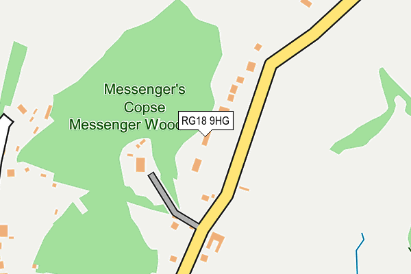 RG18 9HG map - OS OpenMap – Local (Ordnance Survey)