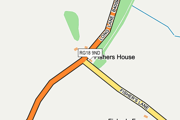 RG18 9ND map - OS OpenMap – Local (Ordnance Survey)
