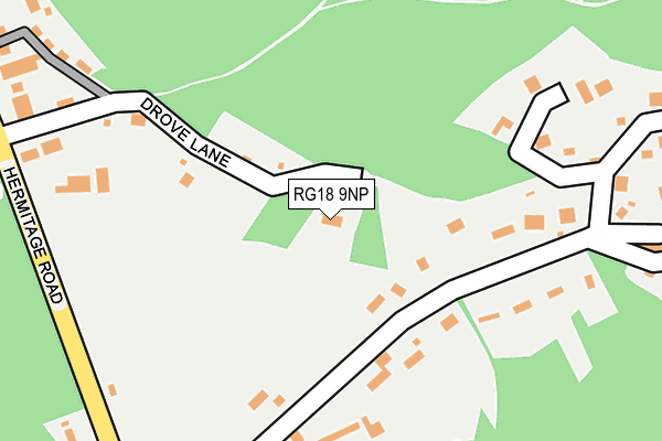 RG18 9NP map - OS OpenMap – Local (Ordnance Survey)