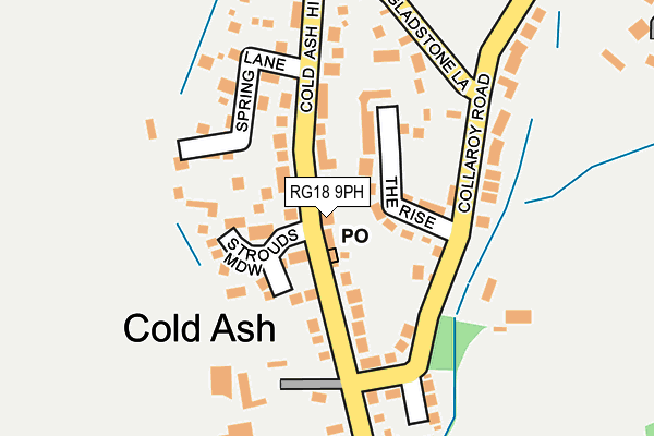 RG18 9PH map - OS OpenMap – Local (Ordnance Survey)
