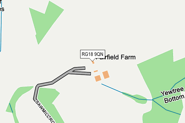 RG18 9QN map - OS OpenMap – Local (Ordnance Survey)