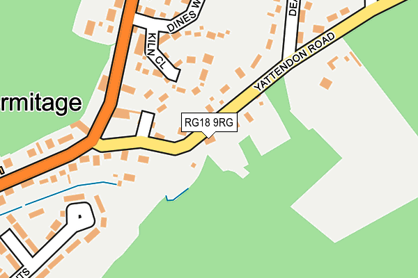 RG18 9RG map - OS OpenMap – Local (Ordnance Survey)
