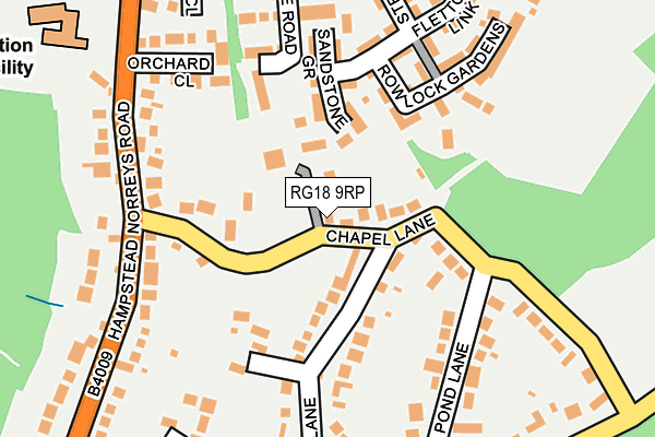 RG18 9RP map - OS OpenMap – Local (Ordnance Survey)