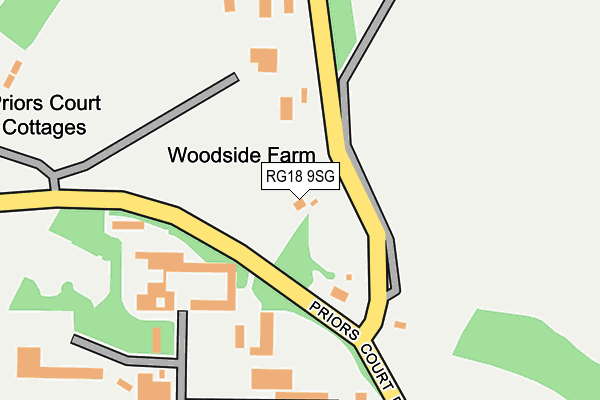 RG18 9SG map - OS OpenMap – Local (Ordnance Survey)