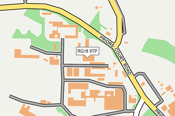 RG18 9TP map - OS OpenMap – Local (Ordnance Survey)