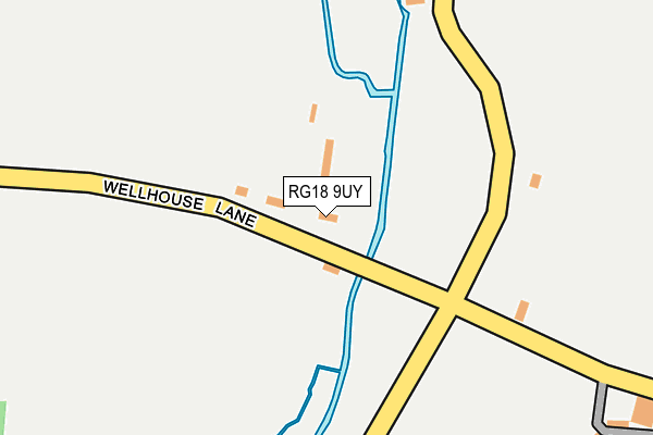 RG18 9UY map - OS OpenMap – Local (Ordnance Survey)