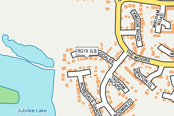 RG19 3LB map - OS OpenMap – Local (Ordnance Survey)