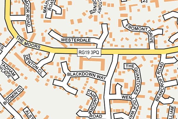 RG19 3PQ map - OS OpenMap – Local (Ordnance Survey)