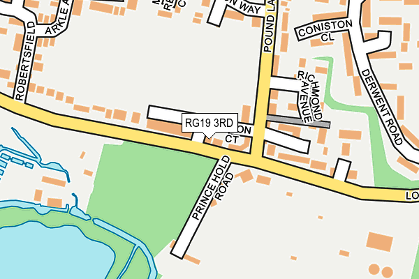 RG19 3RD map - OS OpenMap – Local (Ordnance Survey)