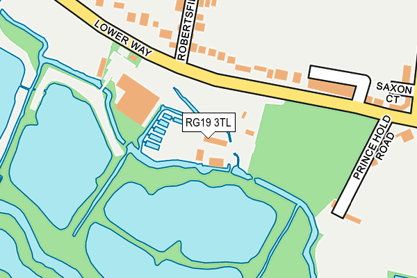RG19 3TL map - OS OpenMap – Local (Ordnance Survey)
