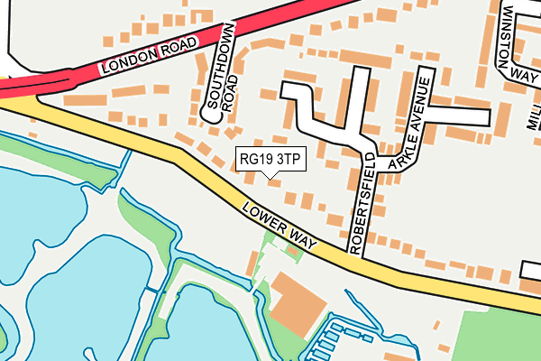 RG19 3TP map - OS OpenMap – Local (Ordnance Survey)