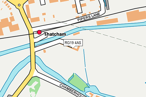 RG19 4AS map - OS OpenMap – Local (Ordnance Survey)