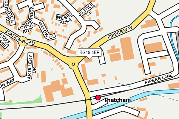 RG19 4EP map - OS OpenMap – Local (Ordnance Survey)