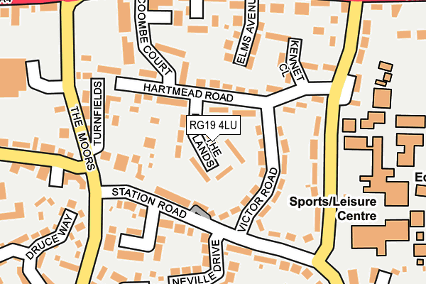 RG19 4LU map - OS OpenMap – Local (Ordnance Survey)